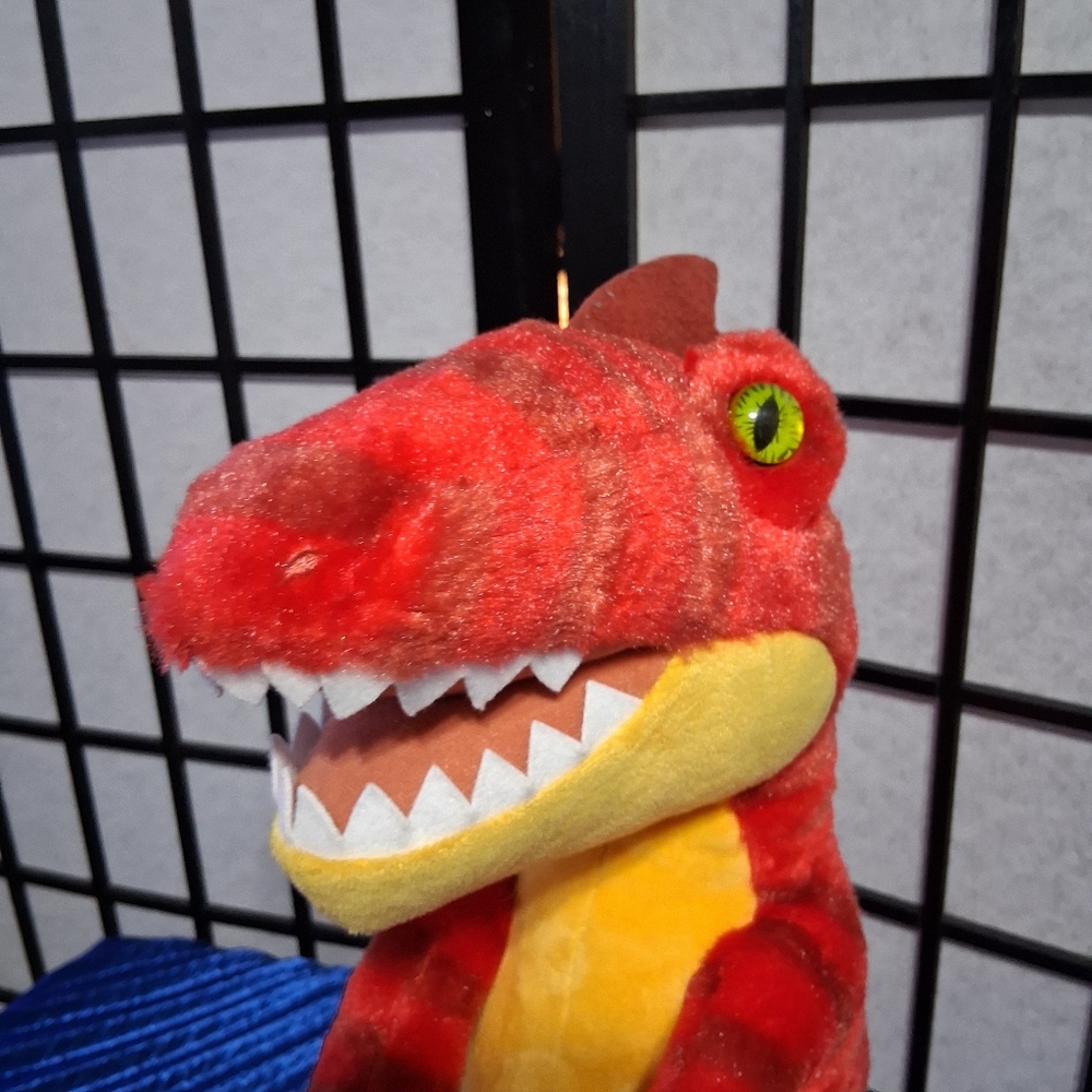 Red Raptor Stuffed Animal / Build-A-Bear - Picture 10 of 14